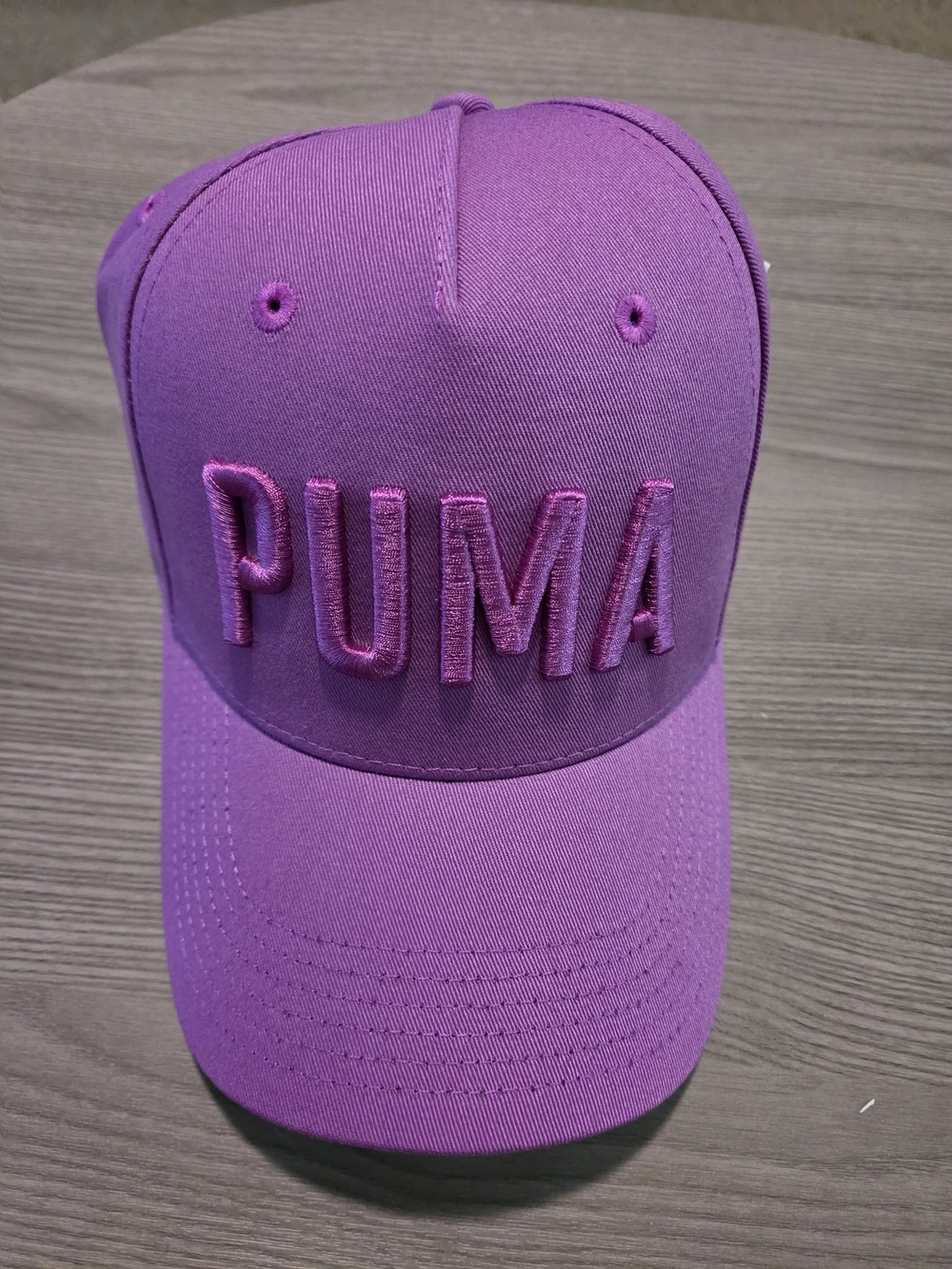 Puma Purple Embroidered Logo Baseball Cap